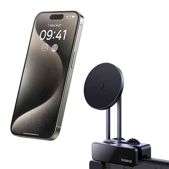 Автотримач для телефона Baseus MaxView Magnetic Car Mount for In-Vehicle Infotainment Screen Space Grey Киев