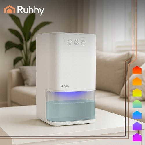 Осушувач повітря 1400 мл зі світлодіодним підсвічуванням і таймером Ruhhy (26495) 36 Вт Нововолинськ - фото 9