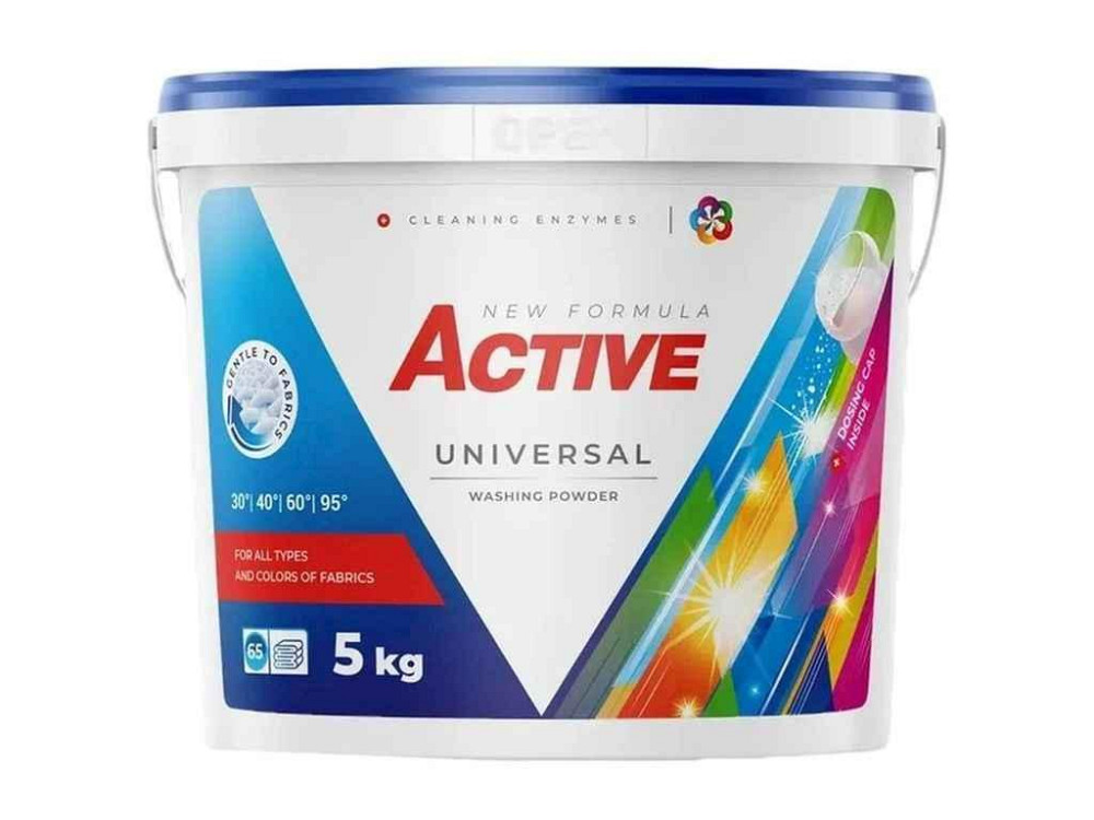 Стиральный порошок 5кг Universal (Отродозатор) ТМ ACTIVE Киев - изображение 1