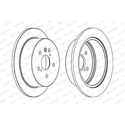 Тормозной диск FERODO DDF1545C Винница