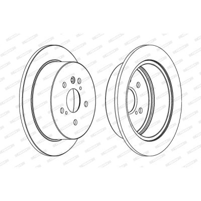 Тормозной диск FERODO DDF1545C Винница - изображение 1