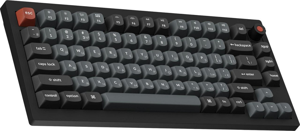 Клавіатура Keychron V1 8K Keychron Super Red Switch Black RGB (V1W-D1-UA) ( 21752 ) Харьков - изображение 13
