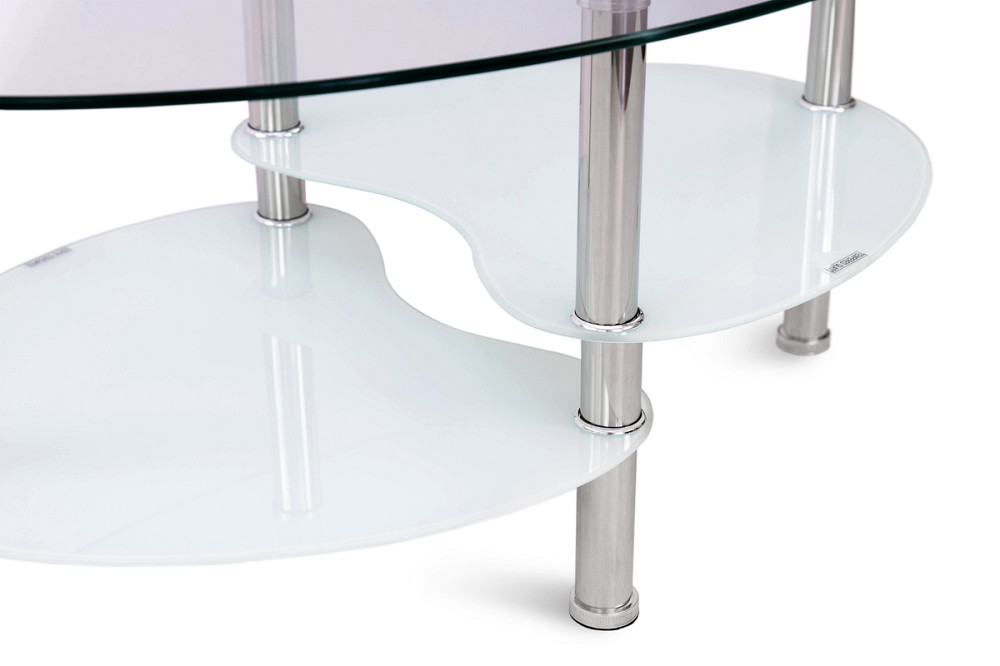 Стіл журнальний Ненсі XS-3191, білий Київ - фото 2