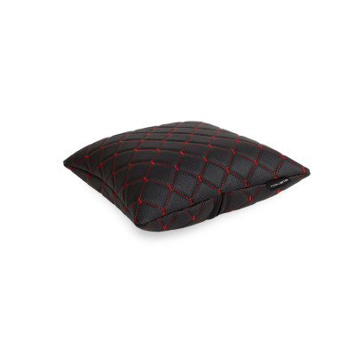 Подушка EVAtech ECO 30x30 см чорна з червоною ниткою (SPSCSBR) Винница - изображение 3