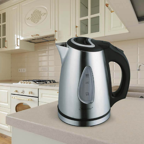 Електрочайник 1,0л 1600W метал (диск) MR-029New Maestro Житомир - фото 3
