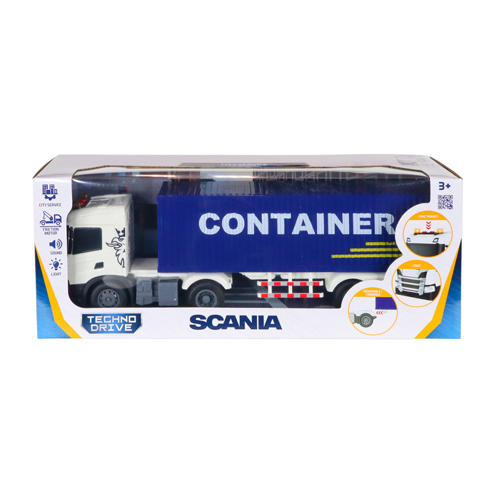 Автомодель серії LargeTruck – Фура Scania (світло, звук) Дніпро - фото 16