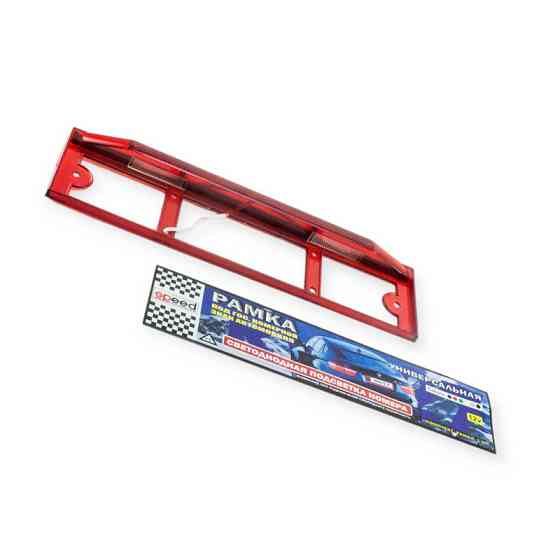 Рамка под номер с подсветкой красная led (диодная) Мукачево