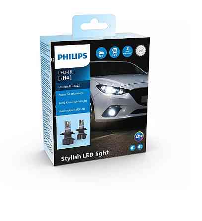 Комплект світлодіодних ламп PHILIPS H4 11342U3022X2 Ultinon Pro 3022 LED-HL 12/24V Харків