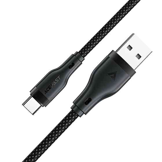 Кабель ACEFAST C8-04 USB-A to USB-C charging data cable Black (6974316282693) Киев