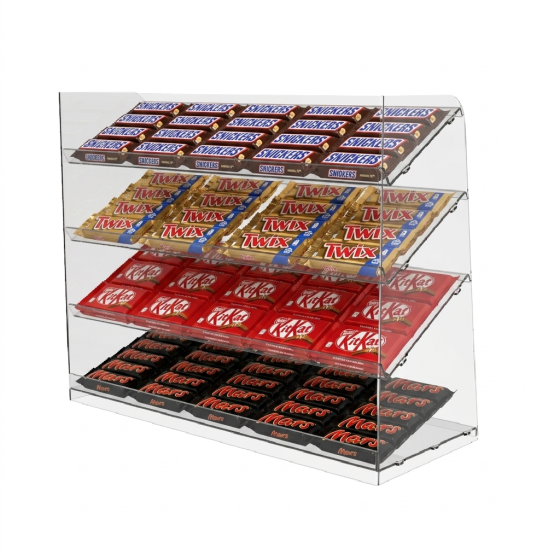 Підставка вітрина EKOSTAR 4 полиці 500х200х400 Київ