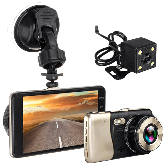 Автомобильный видеорегистратор DVR T652 4