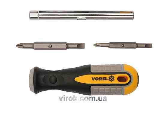 Викрутка двостороння VOREL : 6 в 1 Cr-V [12/72] Одесса