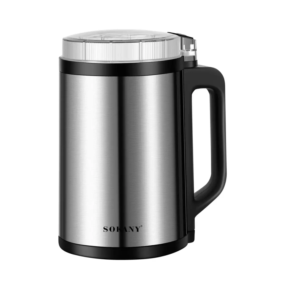 Sokany Кавомолка електрична 300 Вт автоматична 140 г для дрібного помолу із нержавіючої сталі S Коломия - фото 1