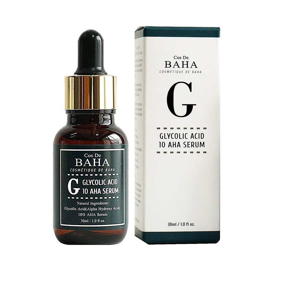 Сыворотка с гликолевой кислотой для проблемной кожи Glycolic Acid 10 AHA Serum Cos De Baha 30 мл Киев - изображение 1