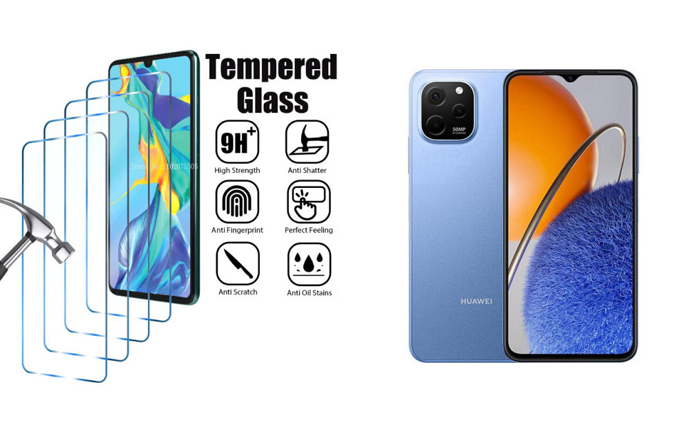 Защитное стекло ArmorGlass для HUAWEI Nova Y61 – устойчивое к царапинам и ударам Киев - изображение 1