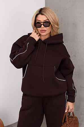 Жіночий теплий костюм з капюшоном Одеса