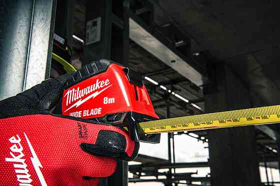 Рулетка магнітна WIDE BLADE MAGNETIC MILWAUKEE (Gen2), (полотно 35мм), 8м Одеса
