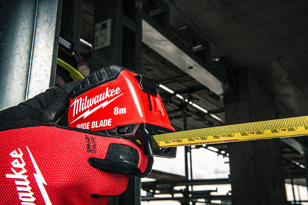 Рулетка магнітна WIDE BLADE MAGNETIC MILWAUKEE (Gen2), (полотно 35мм), 8м Одеса - фото 5