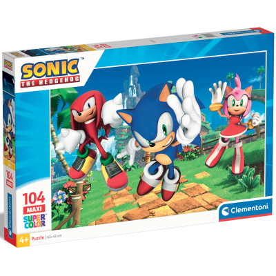 Пазл Clementoni Sonic серия MAXI 104 элемента (25764) Винница - изображение 1