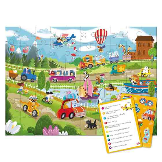 Дитячий віммельпазл "Диво-транспорт" 300660, 60 елементів Вінниця