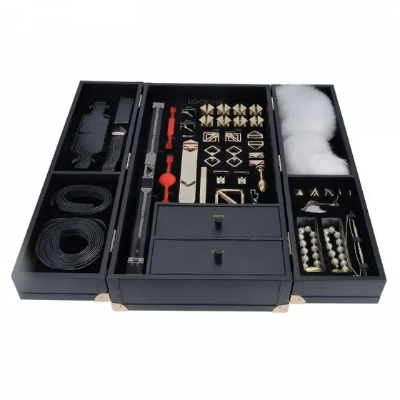 БДСМ-набір LOCKINK All-in-1 BDSM Play Kit - Crocodile Leather Львів