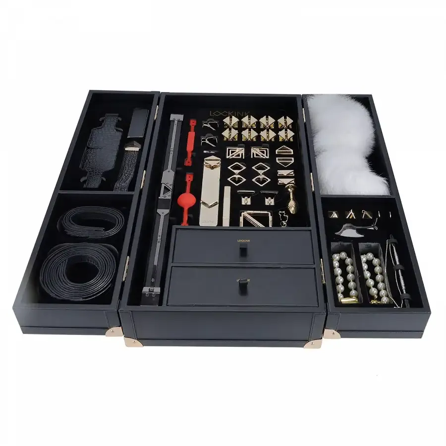 БДСМ-набір LOCKINK All-in-1 BDSM Play Kit - Crocodile Leather Львів - фото 2
