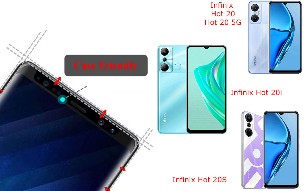 Захисне скло HyperGlass Pro для Infinix Hot 20, Hot 20 5G, Hot 20i, Hot 20S – максимальна чутливість та захист Київ - фото 4