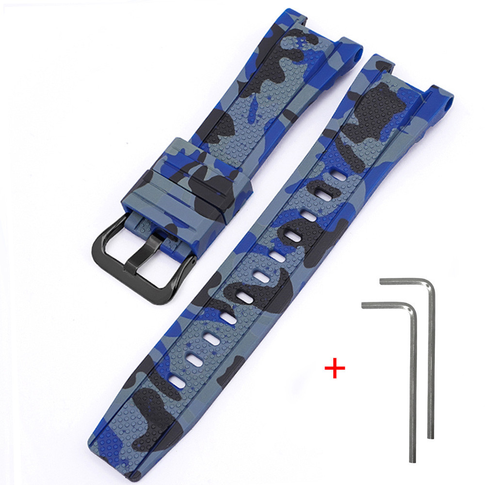 Ремешок для Casio G-Shock GST-W300 Camo Blue BK SBR Киев - изображение 1