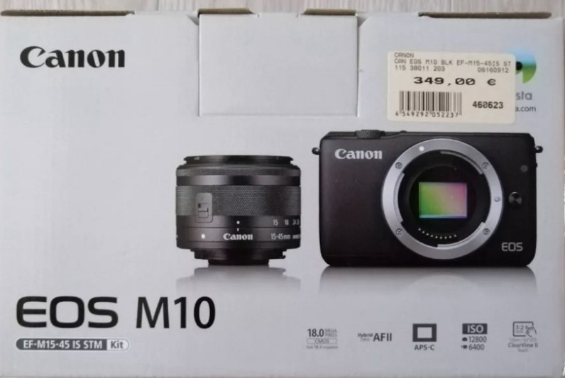 Фотоаппарат Canon EOS M10
EF-M15-45 IS STM Kit
18 Megapixel Киев - изображение 1