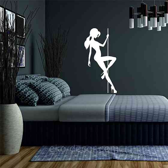 Декоративное настенное Панно «Стриптиз», Декор на стену 110*55 см, Белый Киев