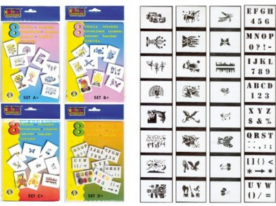 Набір д/творчості "Centropen" 9996 D+Трафарети БлоПен "Символи,числа,букви", шт Київ - фото 1