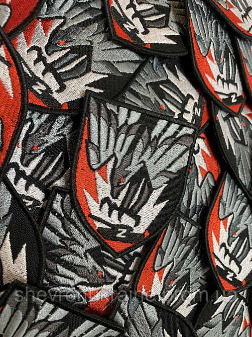 Шеврон Яструб (Форма щит. На липучці) Розмір 8x7см Київ - фото 3