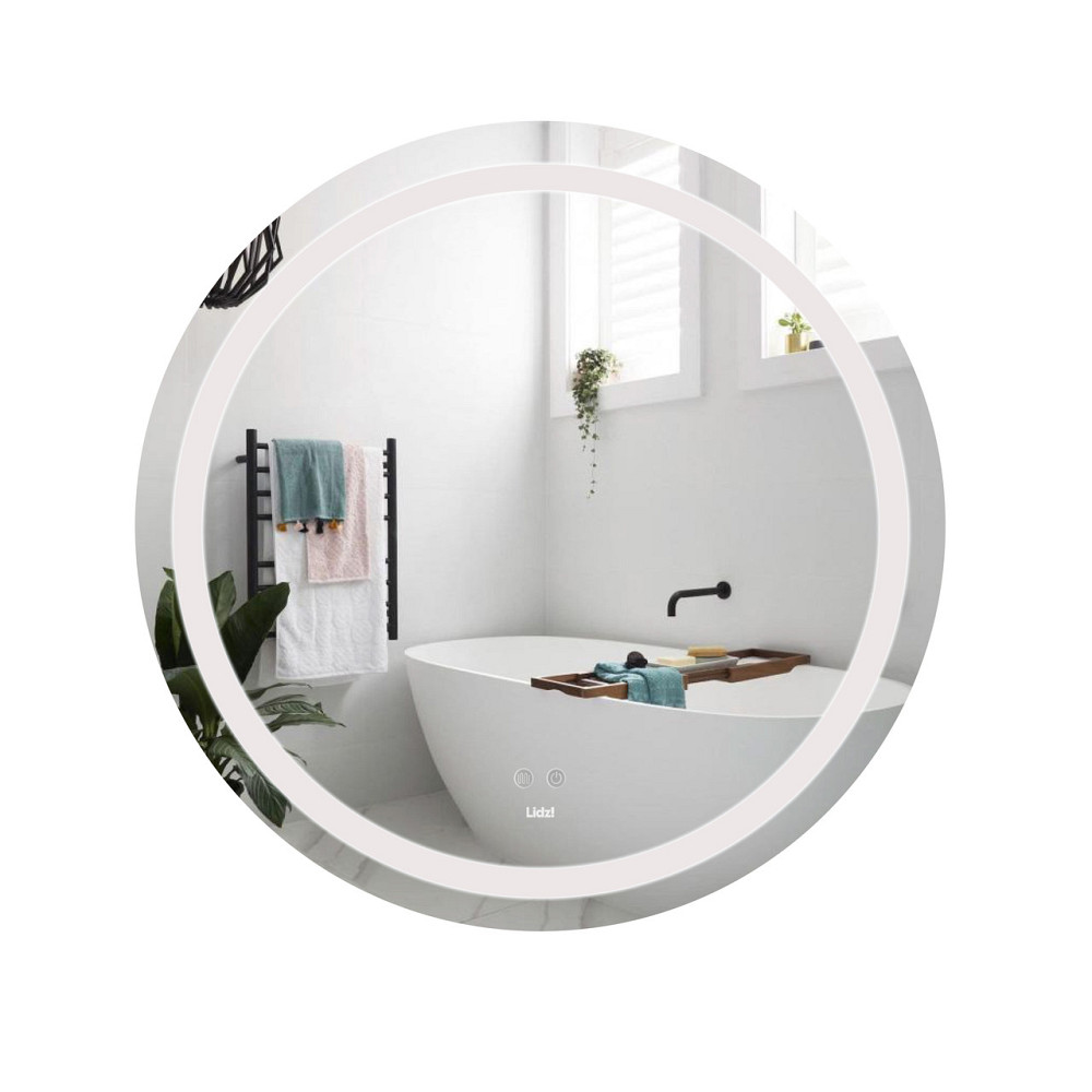 Зеркало Lidz Aria R800 с LED-подсветкой Touch, с антизапотеванием, с диммером, рег. яркости LD78LR800 Киев - изображение 1