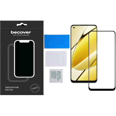 Стекло защитное BeCover Realme 11 4G Black (710510) Винница - изображение 4