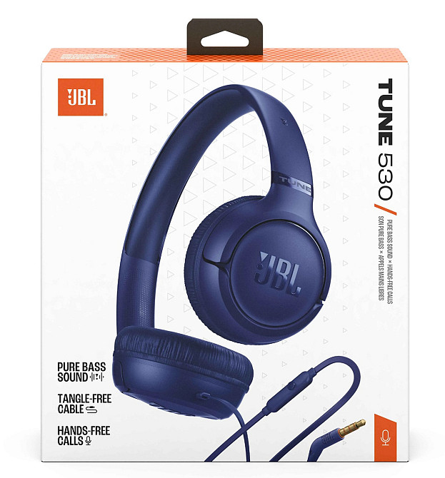 Гарнитура JBL TUNE 530 Blue (JBLT530BLU) (7225517) Киев - изображение 5