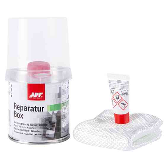 Ремонтний комплект "Reparatur Box" (зат.+смола + склотканина) 250 г, APP, 010701 Вінниця