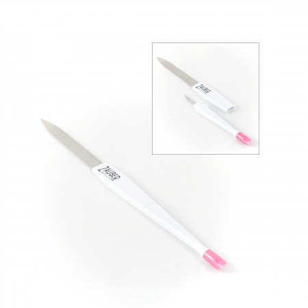 Пилка для ногтей 3в1 Zauber (пилка, пушер, нож для кутикулы) Запорожье - изображение 2