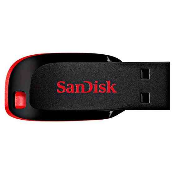 Флеш-накопитель SanDisk USB 2.0 Cruzer Blade 128Gb Black/Red Киев