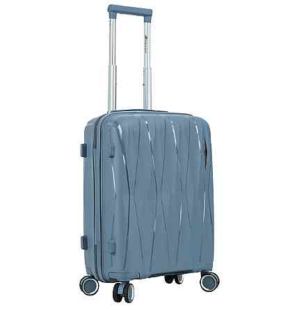 Чемодан полипропиленовый MADISSON 51103 малый 55 см серо-синий Киев