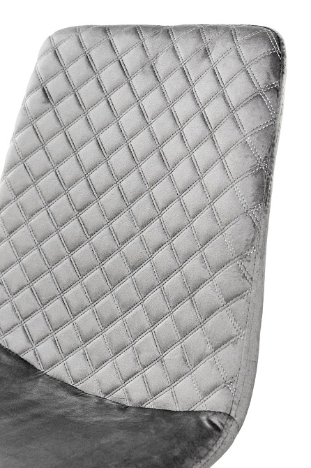 Стілець Некст, чорний/велюр сірий Київ - фото 7