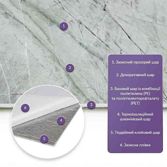 Самоклеящаяся стеновая PET плитка 600х300х2мм SW-00001682 Киев