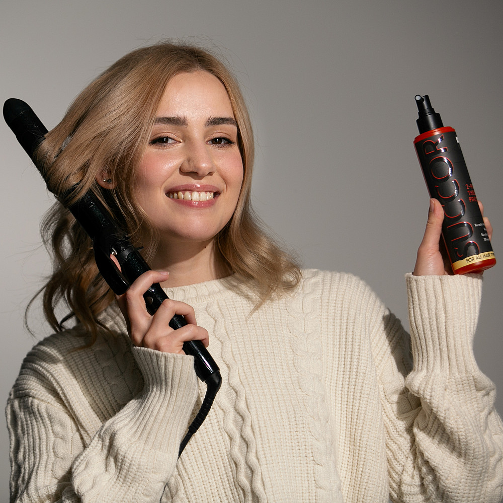 Двофазний термозахисний спрей для волосся 2-Phase Thermo Protect Spray Succor 250 мл Київ - фото 8