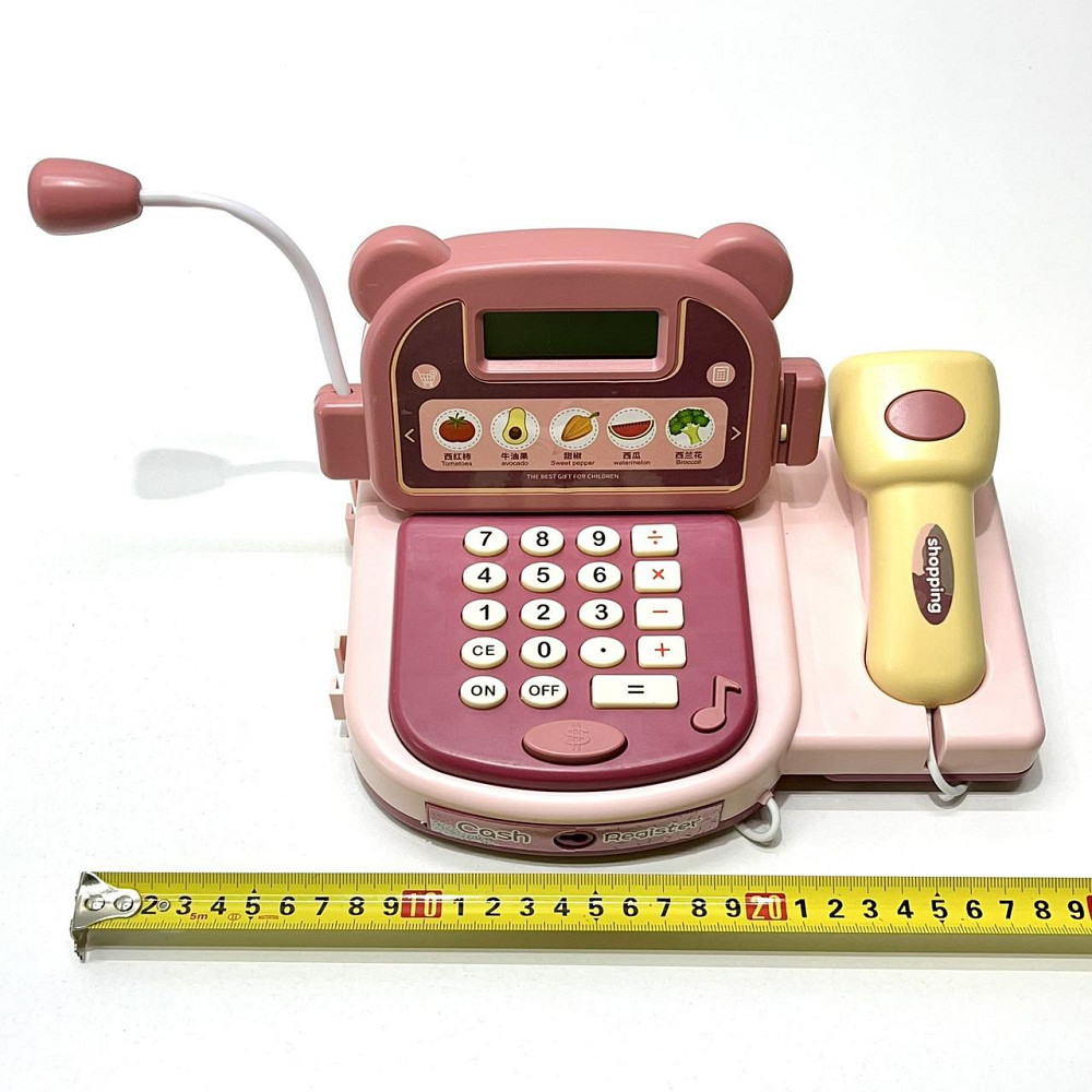 Касовий апарат дитячий зі сканером мікрофоном підсвічування звук продукти ( 6763 A) Чернігів - фото 6