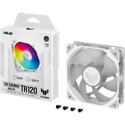 Кулер для корпуса ASUS TUF GAMING TR120 FAN ARGB WHITE (90DA0093-B09000) Винница