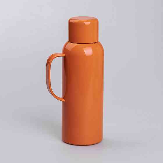 Термос Vacuum з датчиком температури на 820 мл помаранчевий HP-14-55O Коломия