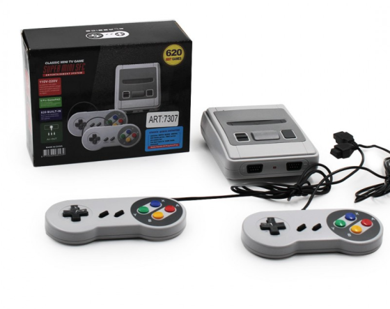 Ігра MINI GAME Super Mini SFC 620 вбудованих ігор з двома джойстиками, модель 7307 Одеса