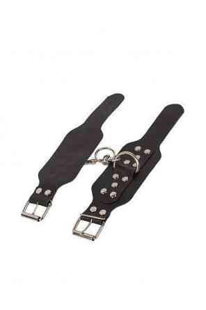 Наручники Leather Hand Cuffs, Black Sex Aura Киев