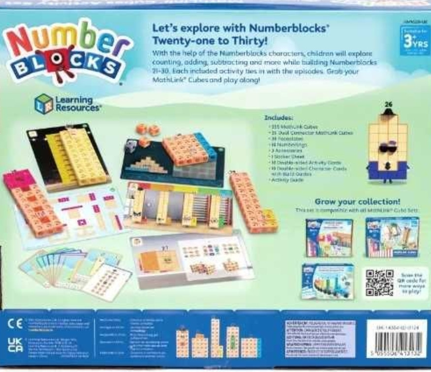 Учимся считать MathLink Cubes 21–30  hand2mind  Numberblocks 21-30 Харьков - изображение 2