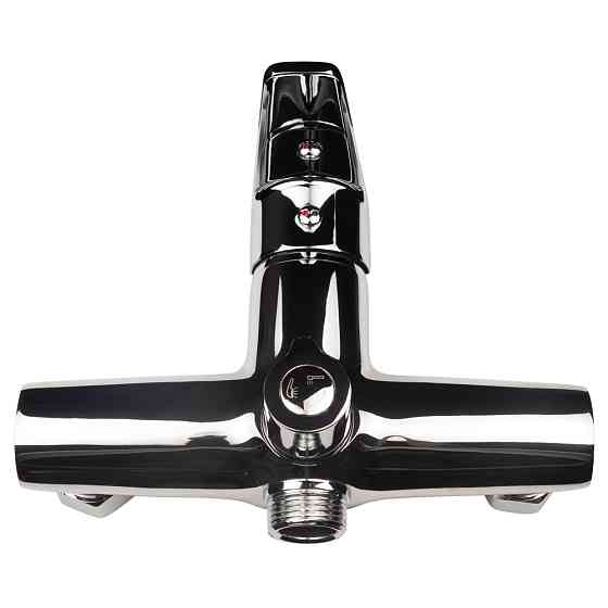 AQUATICA Смеситель s30 Ø35 для ванны излив прямой 350мм дивертор встроенный картриджный AQUATIC Коломыя