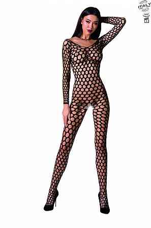 Бодистокинг с крупной сеткой Passion BS077 black Sex Aura Киев